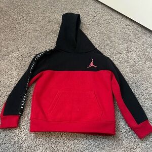 Jordan Kids Hoodie in Red and Black